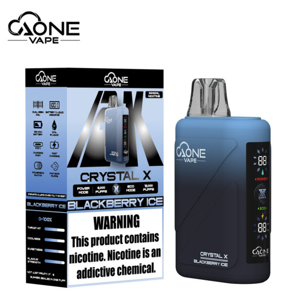 5dffb9bf1d614006ec816d93ed7e61ba AONE Crystal X 水晶 2 代|12000 口大容量一次性電子煙 內部升級版